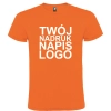 Męska koszulka T-shirt 100% miękka bawełna pomarańczowa z twoim nadrukiem roz. L